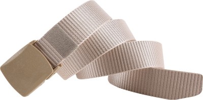 EDIFIER Men & Women Casual Beige Nylon, Canvas Belt