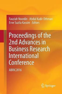 Proceedings of the 2nd Advances in Business Research International Conference(English, Paperback, unknown)