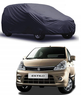 SS Mart Car Cover For Maruti Suzuki Zen Estilo (Without Mirror Pockets)(Grey)