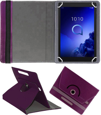Fastway Flip Cover for Alcatel 3T 10 inch(Purple, Cases with Holder, Pack of: 1)