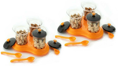 Kitchwish Spice Set Glass(2 Piece)