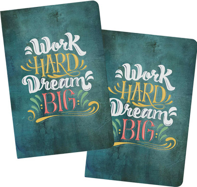 Lauret Blanc Ruled Diaries Journal- A5 Size A5 Diary Ruled 160 Pages(Multicolor, Pack of 2)