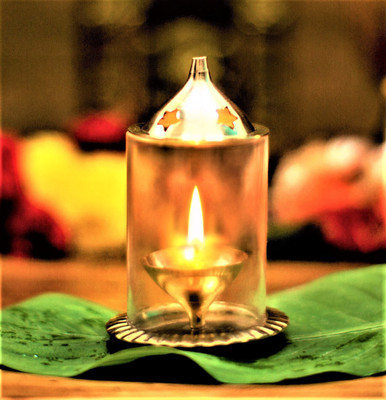 Flipkart SmartBuy 4inch AkhandDiya(Height: 10.16 cm)