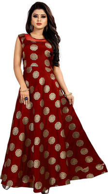 JASH ENTERPRISE Flared/A-line Gown(Red)
