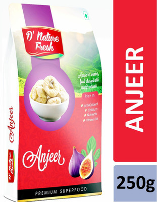 D NATURE FRESH Anjeer 250g Figs(250 g)