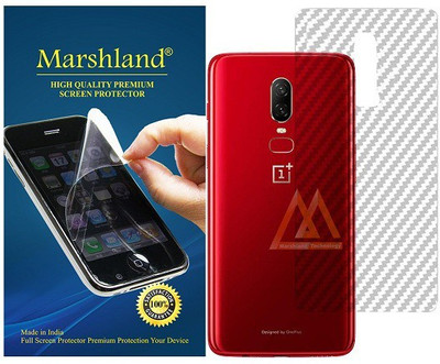 MARSHLAND Back Screen Guard for Flexible Anti Scratch Bubble Free Back Screen Guard Compatible with Oneplus 6, OnePlus 6(Pack of 1)