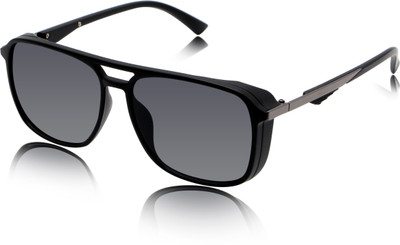 fashion sunglasses Over-sized Sunglasses(Black)
