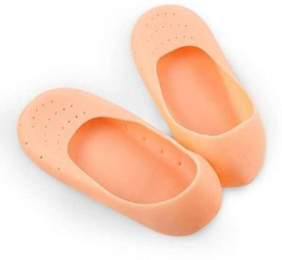 avnish Silicon Full Heel Protector Heel Support(Beige)