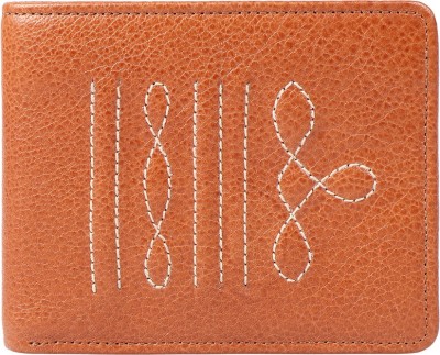 HIDESIGN Men Tan Genuine Leather Wallet(8 Card Slots)