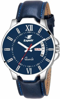 Espoir NA Blue Day and Date Functioning High Quality Analog Watch  - For Men