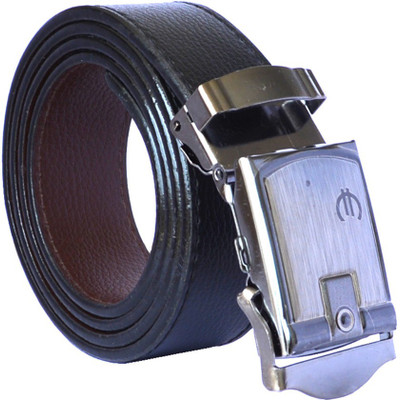 HENEDA Men Formal Black Synthetic Belt