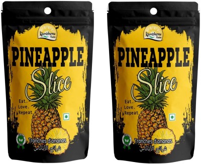 Kamdhenu Foods Dried Fruit Pineapple Slice Healthy Snacks - Pack of 2, 100g Each Pineapple(2 x 100 g)