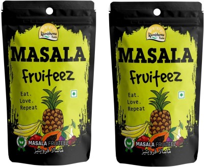 Kamdhenu Foods Dried Fruit Masala Fruiteez (Mixed Fruits) Healthy Snacks - Pack of 2, 100g Each Assorted Fruit(2 x 100 g)