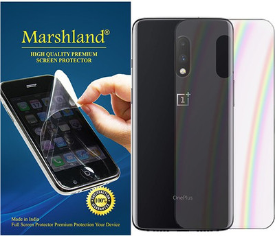 MARSHLAND Back Screen Guard for Oneplus 7, Rainbow Effect(Pack of 1)