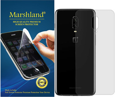 MARSHLAND Back Screen Guard for Oneplus, 6T, TPU Back Screen Protector, 3D Design Anti Scratch(Pack of 1)