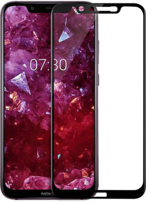 Bigil Edge To Edge Tempered Glass for Nokia 8.1(Pack of 1)