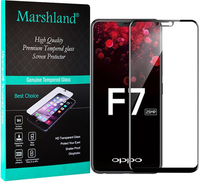 MARSHLAND Tempered Glass Guard for OPPO F7(Pack of 1)