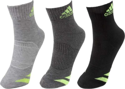 ADIDAS Men Women Striped Ankle LengthPack of 3
