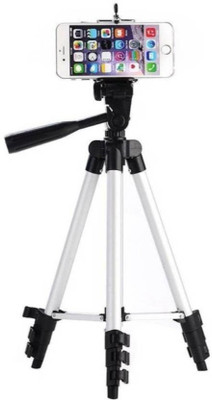 Zeom ™ 3110A Metal Extendable Tripod Stand Monopod For Canon Camera Camcorder Tripod (Silver, Black, Supports Up to 1500 g) Tripod(Black, Silver, Supports Up to 1500 g)