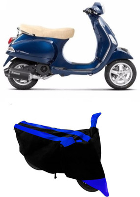 Hynak Two Wheeler Cover for Piaggio(Vespa LX, Blue)