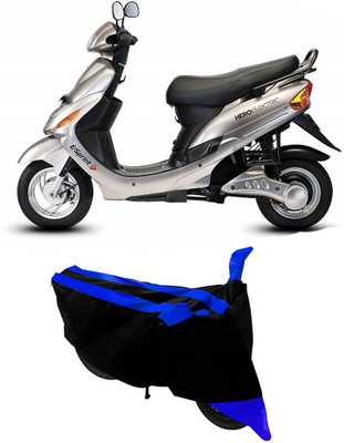 Hynak Two Wheeler Cover for Hero(E Sprint, Blue)