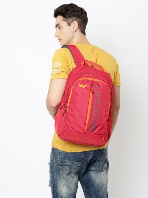 Wildcraft Unisex Solid Backpack 23 L Backpack (Red)