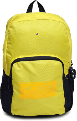 Tommy Hilfiger Unisex Self-Design Backpack 30 L Backpack  (Yellow)