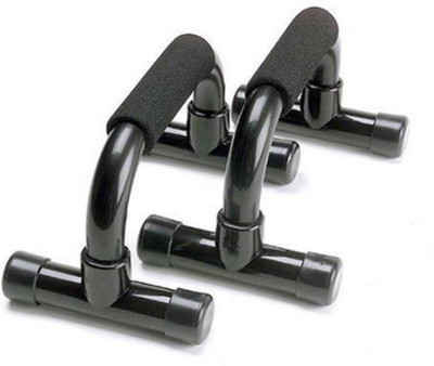 GRIFFIN Workout Pushup Stands Handles Set with Non-Slip Bars(BLACK) Push-up Bar(Black)
