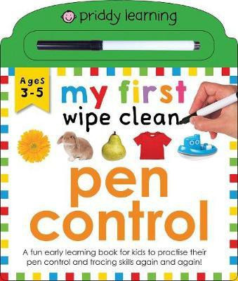 My First Wipe Clean: Pen Control(English, Board book, Books Priddy)