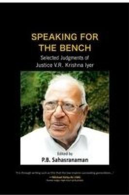 Speaking for the Bench(English, Hardcover, unknown)