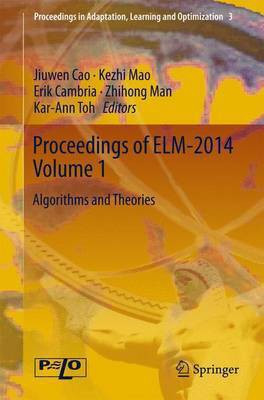 Proceedings of ELM-2014 Volume 1(English, Hardcover, unknown)