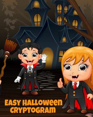 Easy Halloween Cryptogram(English, Paperback, Spooky Boo)