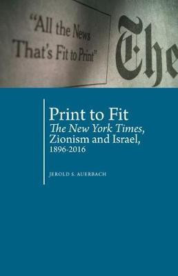 Print to Fit(English, Paperback, Auerbach Jerold S.)