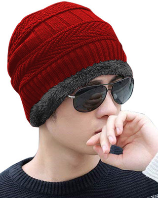 ADBUCKS Solid Beanie Cap