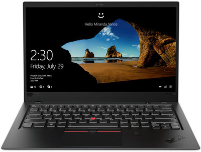 Lenovo Thinkpad Core i5 8th Gen - (8 GB/256 GB SSD/Windows 10 Pro) Thinkpad X1 Laptop(14 inch, Black, With MS Office)