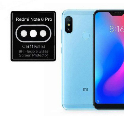 S-Softline Back Camera Lens Glass Protector for Mi Redmi Note 6 Pro(Pack of: 1)