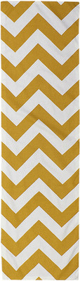 Dekor World Yellow 180 cm Table Runner(Cotton)