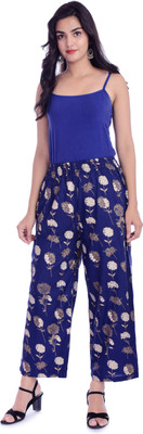 FASHION CLOUD Flared Women White Trousers