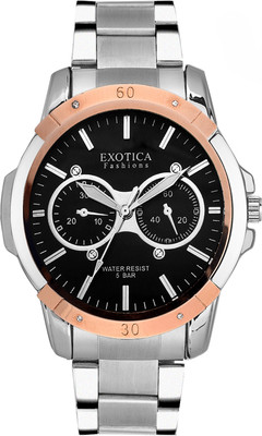 Exotica Fashions EFG-05-TT-ST-DM-B-NS New Series Analog Watch - For Men