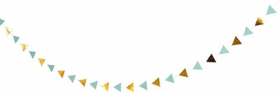 PopTheParty Bunting Flag Banner Banner(8.2 ft, Pack of 1)