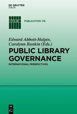 Public Library Governance(English, Electronic book text, unknown)