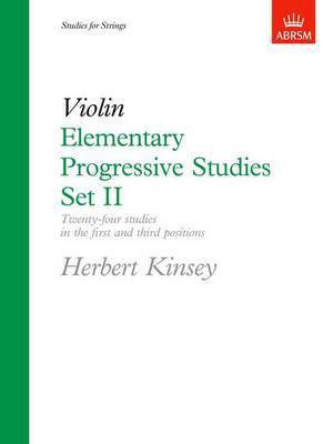 Elementary Progressive Studies, Set II for Violin(English, Sheet music, unknown)