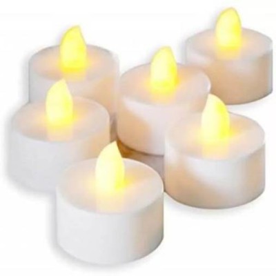 BENISON INDIA LED Candles, Tea Light(new) Candle  Candle(White, Pack of 12)