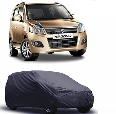 SS Mart Car Cover For Maruti Suzuki Wagon R 1.0 (Without Mirror Pockets)(Grey)