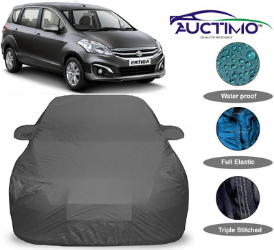AUCTIMO Car Cover For Maruti Suzuki Ertiga (With Mirror Pockets)(Grey)