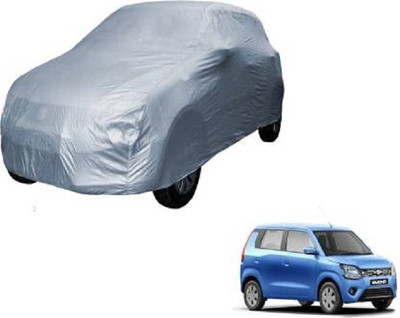 SS Mart Car Cover For Maruti Suzuki WagonR Stingray, Wagon R 1.0 (Without Mirror Pockets)(Silver, For 2017, 2018, 2019 Models)