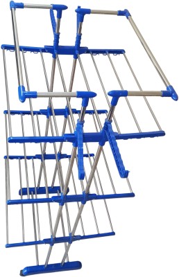 LAKSHAY Steel Floor Cloth Dryer Stand KHHK4478(3 Tier)