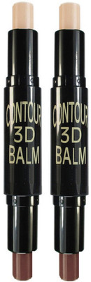 CIVAKI DUAL ENDED PROFESSIONAL 3D CONTOUR STICK Concealer(ivory, almond, 12 g)