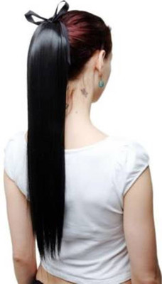 Blushia Natural Looks Wrap Around Black Ribbon Hair Extension