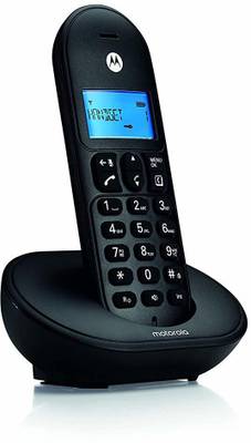 MOTOROLA T101 Corded &amp; Cordless Landline Phone  (Black)
